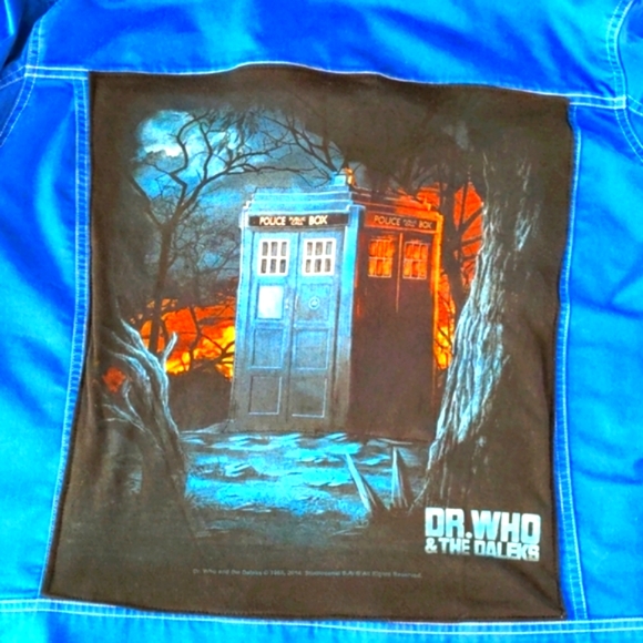 Blue TARDIS Dr Who jacket - Picture 2 of 4
